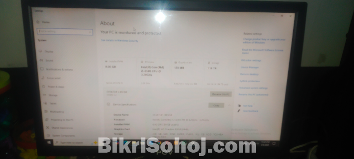 Desktop computer